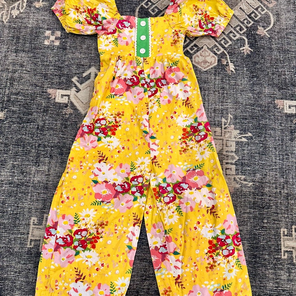 Sunny Floral Kids Romper 4T